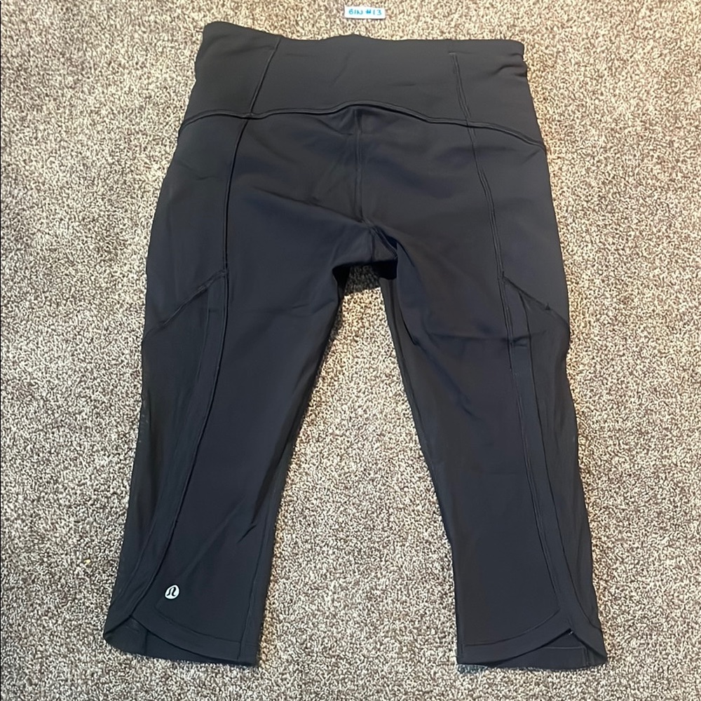 Lululemon Athletica Black Capris